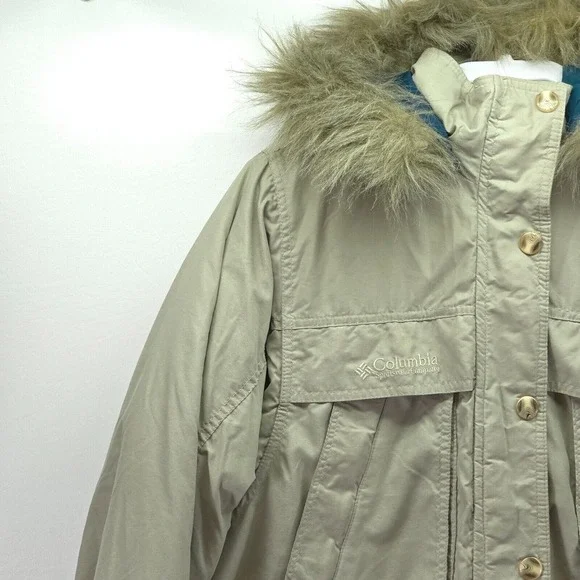 Columbia All-Weather Performance Coat Women's Small Gorpcore Outdoors Winter Fur - Picture 14 of 16